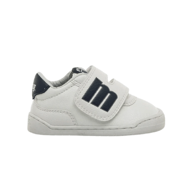 Zapatillas Mustang Bebé Blanca y Azul 48909| Rebajas Mustang Barefoot izapatillas