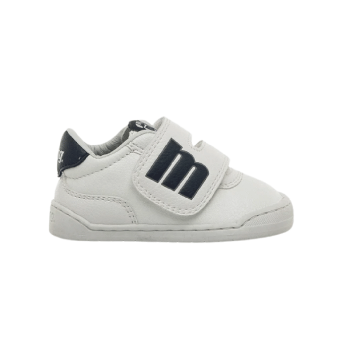 Zapatillas Mustang Bebé Blanca y Azul 48909| Rebajas Mustang Barefoot izapatillas