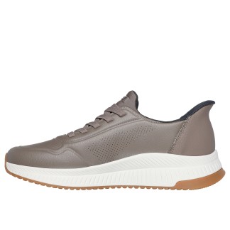Zapatilla Skechers Hombre Marrón Slip-ins BOBS Sport Squad 4  118424