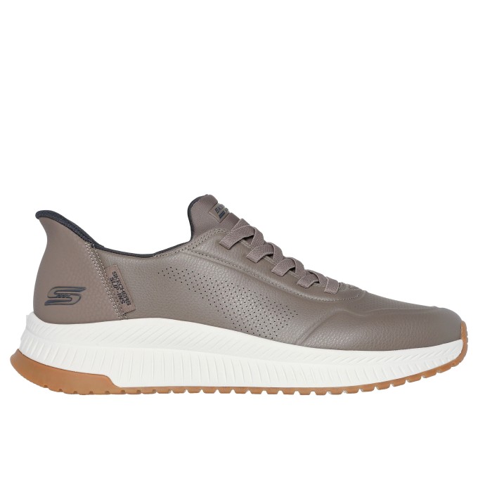 Zapatilla Skechers Hombre Marrón Slip-ins BOBS Sport Squad 4  118424