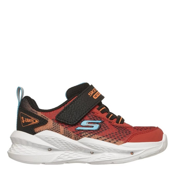 Skechers Bebé con Luces Meteor Rojas (405085NC) | Oferta Skechers Velcro