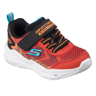 Skechers Bebé con Luces Meteor Rojas (405085NC) | Oferta Skechers Velcro