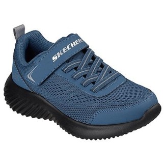 Skechers Bounder Niño Azul Marino (403905L) | Rebajas Velcro Skechers Niño