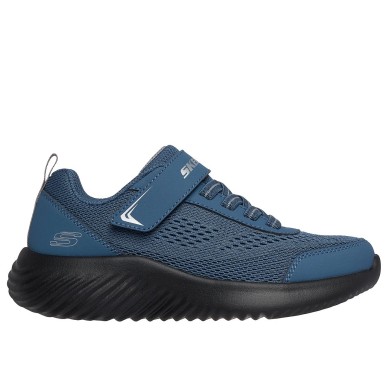 Skechers Bounder Niño Azul Marino (403905L) | Rebajas Velcro Skechers Niño