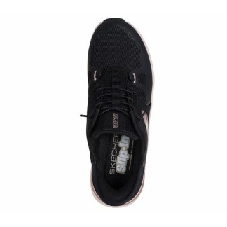Skechers Slip-ins Glide Step Pro Mujer Negra Y Bronce 150438-BKRG | izapatillas | Skechers Rebajas
