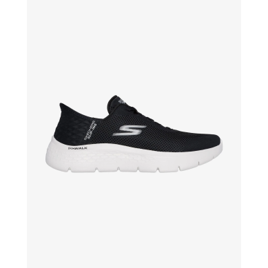 Skechers Slip-ins Mujer Negra Blanca (124837) | Rebajas Skechers Negras