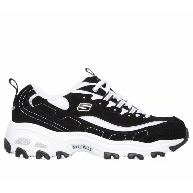 Comprar Skechers D'Lites Mujer Negra Y Blanca (11930) | Oferta Casual Skechers