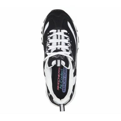 Comprar Skechers D'Lites Mujer Negra Y Blanca (11930) | Oferta Casual Skechers