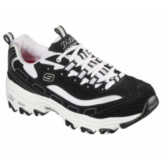 Comprar Skechers D'Lites Mujer Negra Y Blanca (11930) | Oferta Casual Skechers