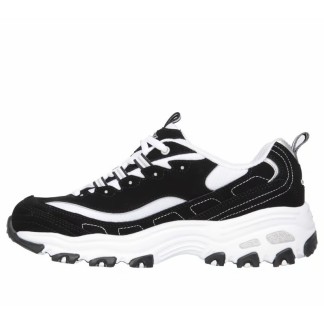 Comprar Skechers D'Lites Mujer Negra Y Blanca (11930) | Oferta Casual Skechers