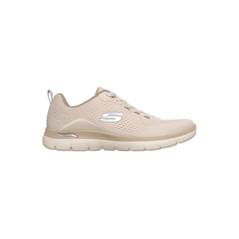 Comprar Skechers Arch Fit Mujer Beige (150754) | Oferta Skechers Comodas