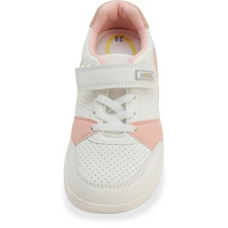 Comprar Monky Barefoot Niña Luces Blanca Rosa (30069) | Oferta Velcro Luces iZapatillas.com