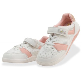 Comprar Monky Barefoot Niña Luces Blanca Rosa (30069) | Oferta Velcro Luces iZapatillas.com