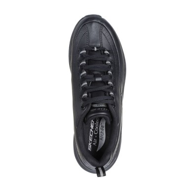 SKECHERS MUJER ARCH FIT 2.0 STAR BOUND 150061/BBK NEGRA PIEL