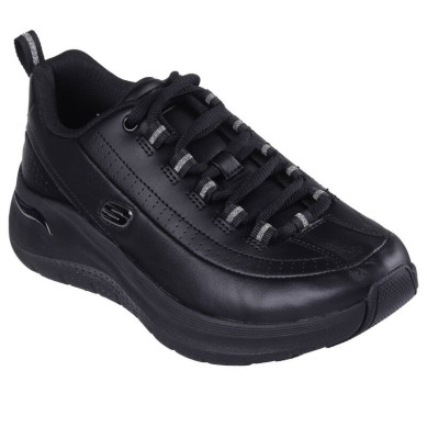 SKECHERS MUJER ARCH FIT 2.0 STAR BOUND 150061/BBK NEGRA PIEL