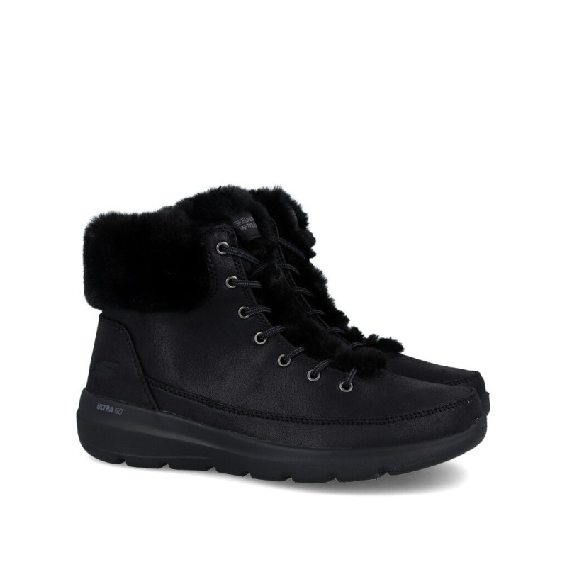 Comprar Botines Skechers Mujer Negros (144202) | Oferta Skechers Botas Mujer