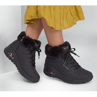 Comprar Botas Skechers Uno Rugged Negras (190285) | Comprar Skechers Botas Mujer