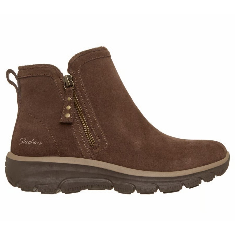 Comprar Botines Skechers Mujer Marrón (168188) | Precios Skechers Botas Mujer