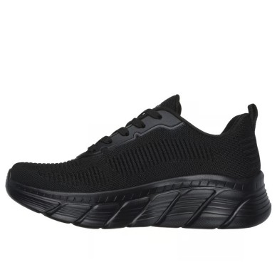 ZAPATILLA SKECHERS MUJER BOBS B FLEX HI FLYING NEGRA 117385/BBK