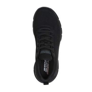 ZAPATILLA SKECHERS MUJER BOBS B FLEX HI FLYING NEGRA 117385/BBK