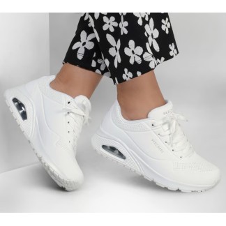 Skechers Mujer // Rebajas Skechers Blancas // Outlet Piel Blancas Skechers // Skechers Online