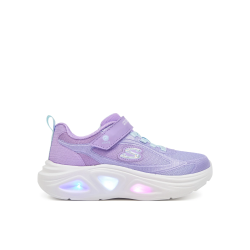 Zapatillas Skechers Luces 303729N en Valencia | Bebé Lila  Rebajas Velcro Skechers