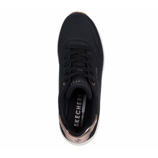 Skechers Mujer // Rebajas Skechers Negra // Outlet Piel Negra Skechers // Skechers Online