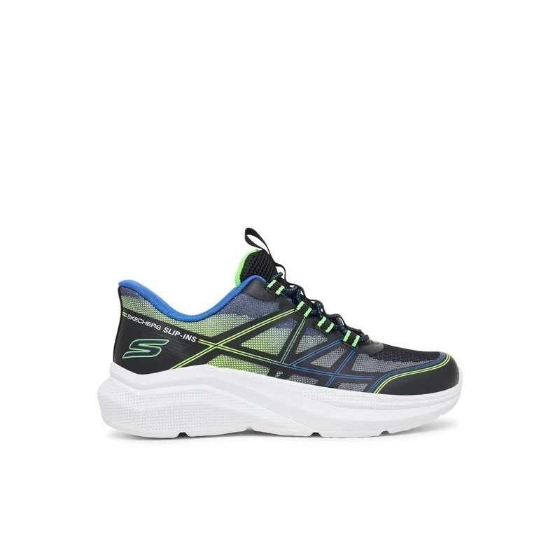 Skechers Niño Sin Manos Microspec Sin Manos Slip-ins (404220L) | Oferta Skechers Slipins