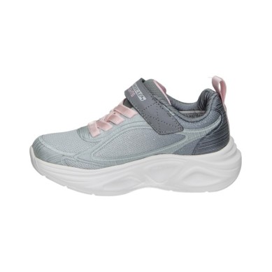 Zapatillas Skechers  Luces Niña con Velcro Gris - Skechers Baratas Niña