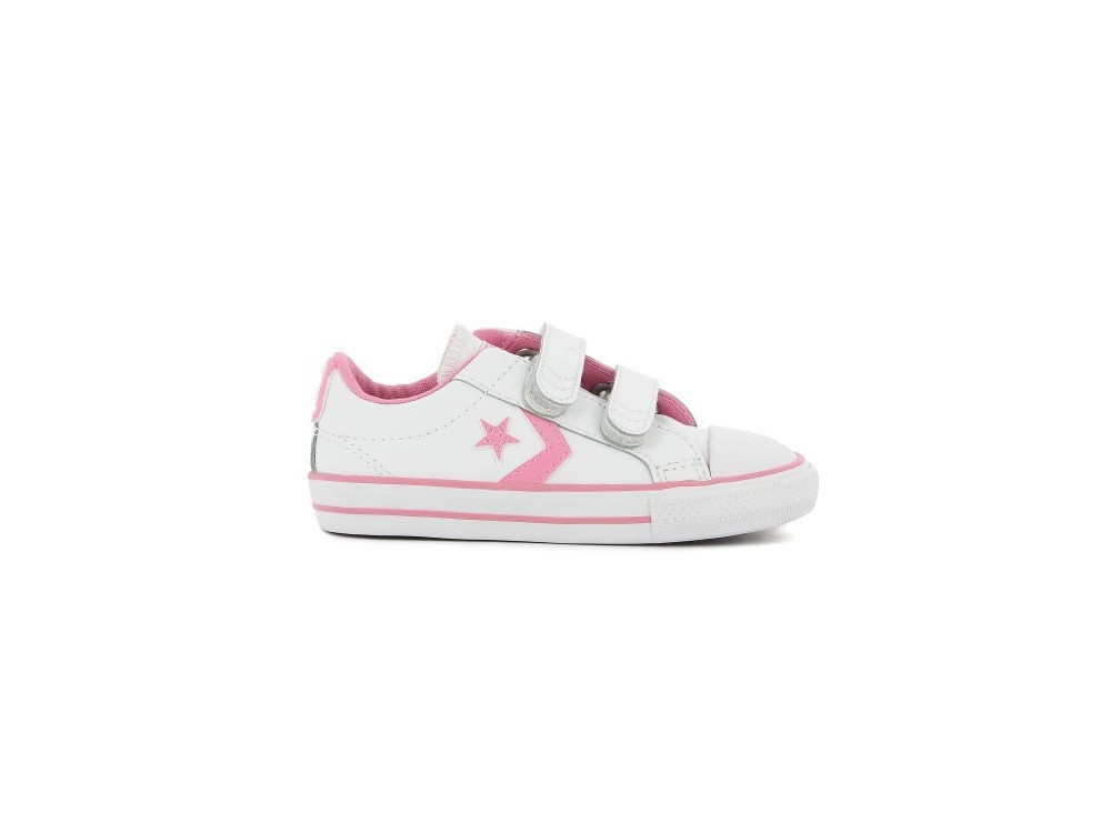 espada lavanda Cornualles zapatillas casual de bebés niños star player 2v piel converse colgar A pie