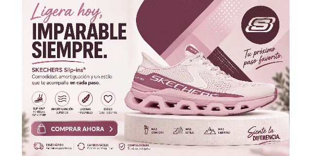  Skechers Glide-Step Rosa: la running...