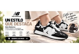 New Balance 327 estampado vaca: negra...