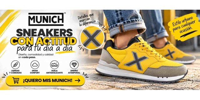  Comprar zapatillas Munich hombre...