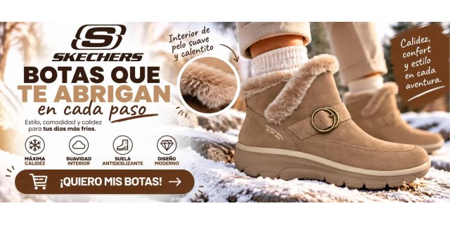  Comprar botines Skechers marrones...