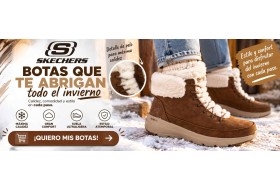 Botas camel con cuello de pelo: el...