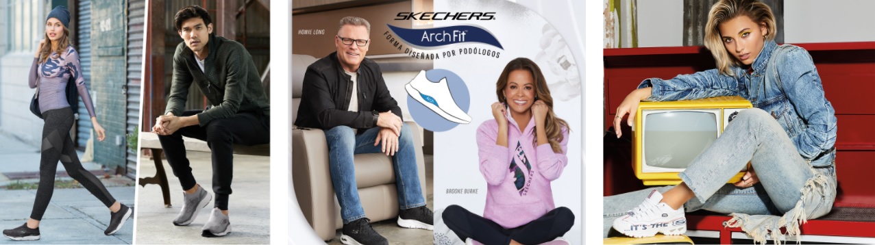 Skechers SIEMPRE JOVEN Zapatillas sin cordones para mujer: a la