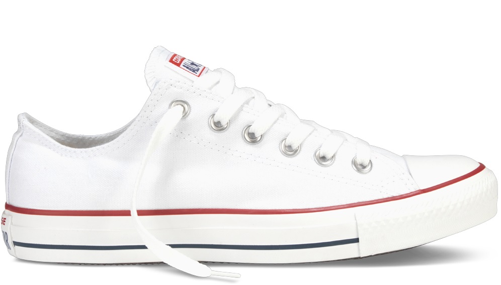 converse blancas mujer puestas