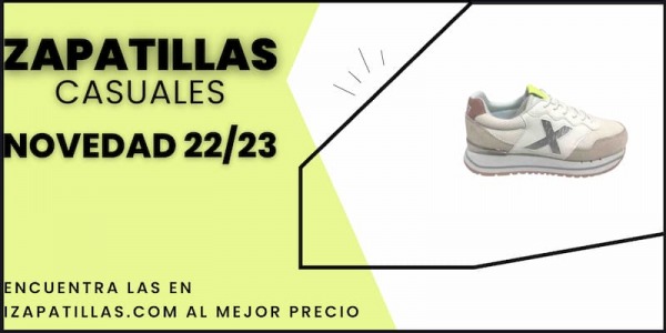  CALZADO CASUAL MUNICH DASH SKY 10 DE MUJER