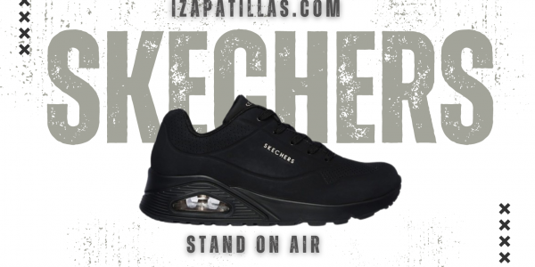 ZAPATILLAS SKECHERS UNO STAND ON AIR MUJER 73690BBK NEGRAS