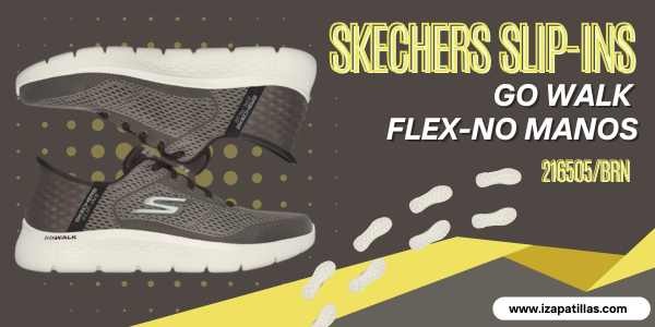 ¡Nueva llegada de Skechers Slip-ins GO WALK FLEX-No Manos en color marrón! Ahora en Valencia al mejor precio. 
