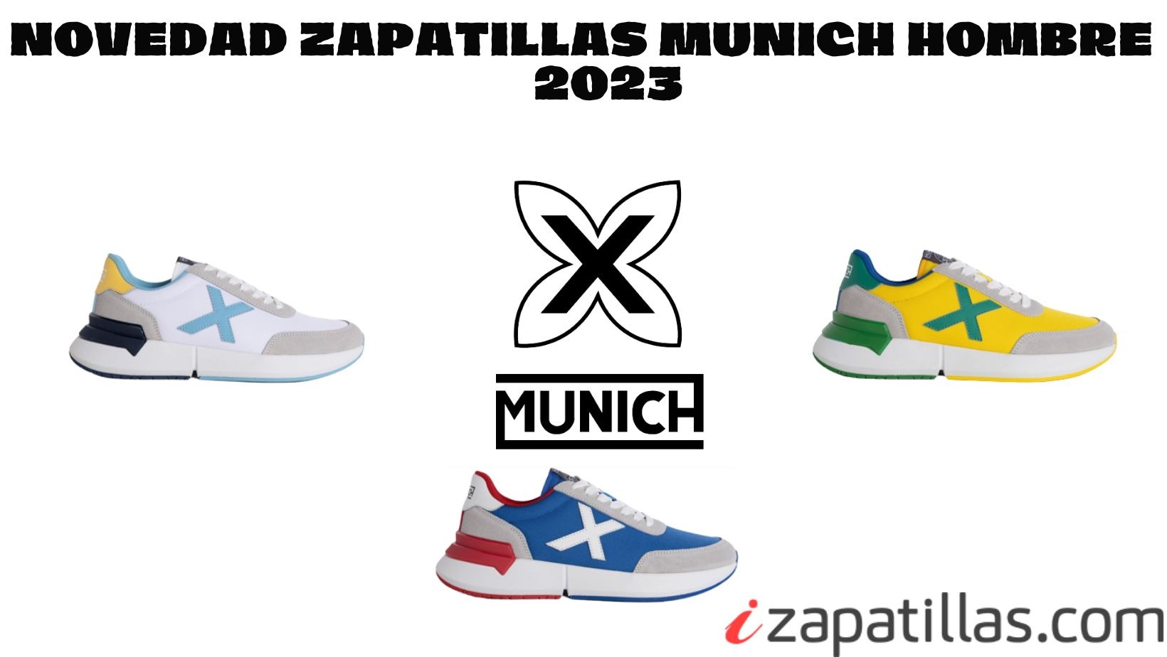 Novedades Zapatillas Munich Hombre 2023 // Munich Hombre 2023 baratas //  Rebajas Munich Hombre